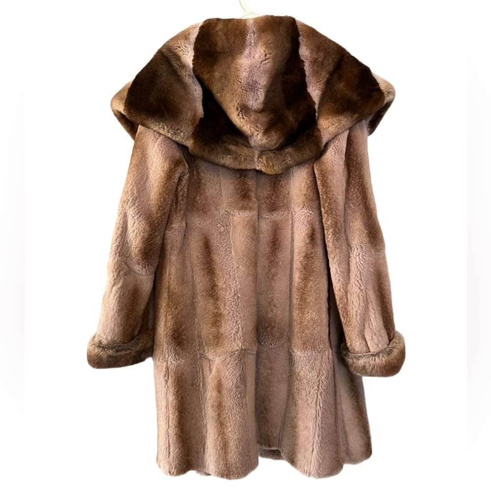 Visconf Italian Rabbit Fur Coat - Picture 2 of 4